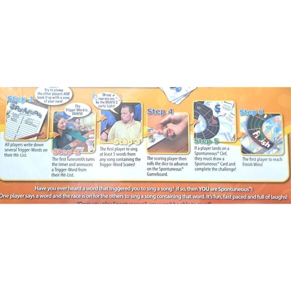 SPONTUNEOUS - The Song Game, Sing It or Shout It, Talent NOT Required Sealed! - Picture 9 of 9